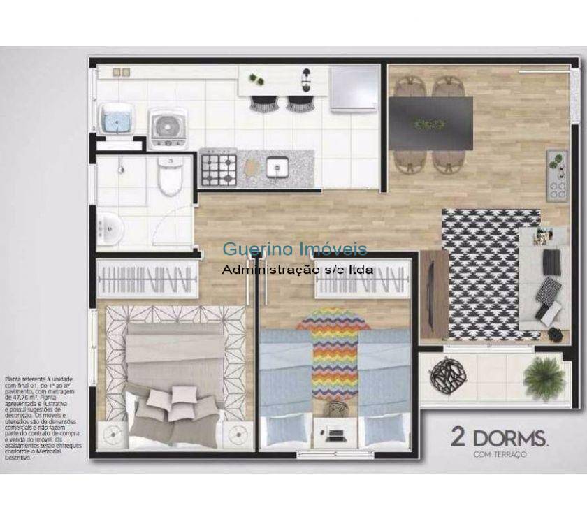 Apartamento, 2 quartos, 46 m² - Foto 27