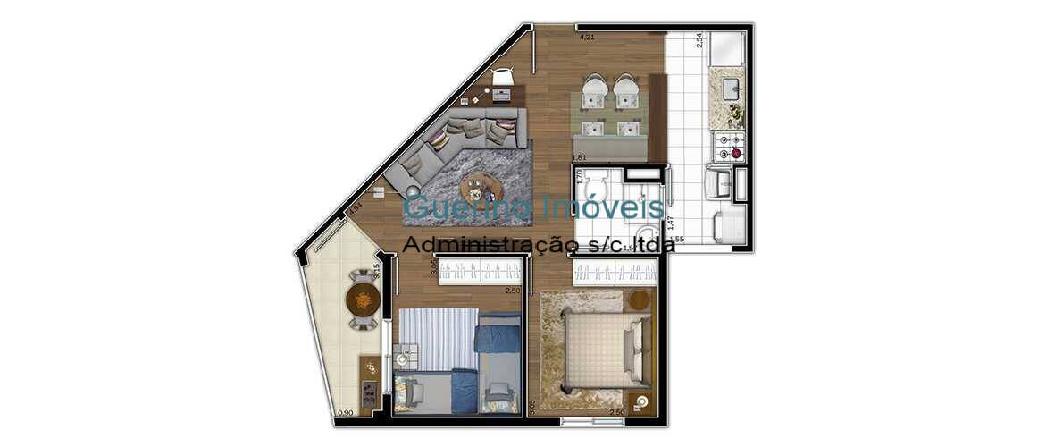 Apartamento, 2 quartos, 51 m² - Foto 10